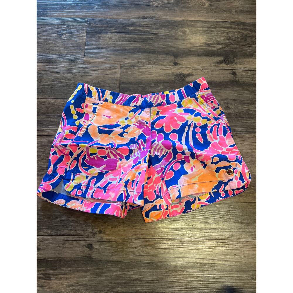 Lilly Pulitzer Womens Blue Catch & Release Ocean View Board Shorts Size XS NWOT - Picture 3 of 8
